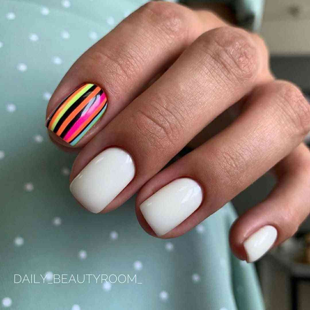 35 Cute Summer Nails To Rock For Women In 2021 images 27