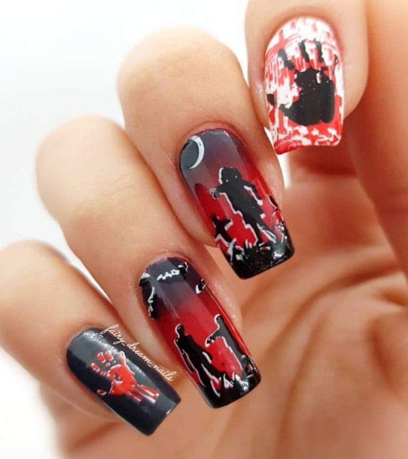 70+ Cool Halloween Nail Ideas Of 2022 images 20