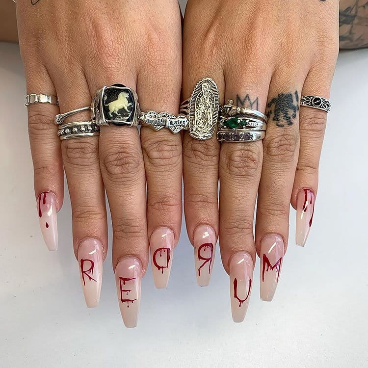 70+ Cool Halloween Nail Ideas Of 2022 images 24