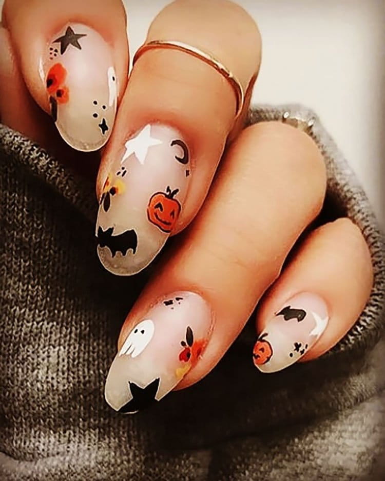 70+ Cool Halloween Nail Ideas Of 2022 images 29