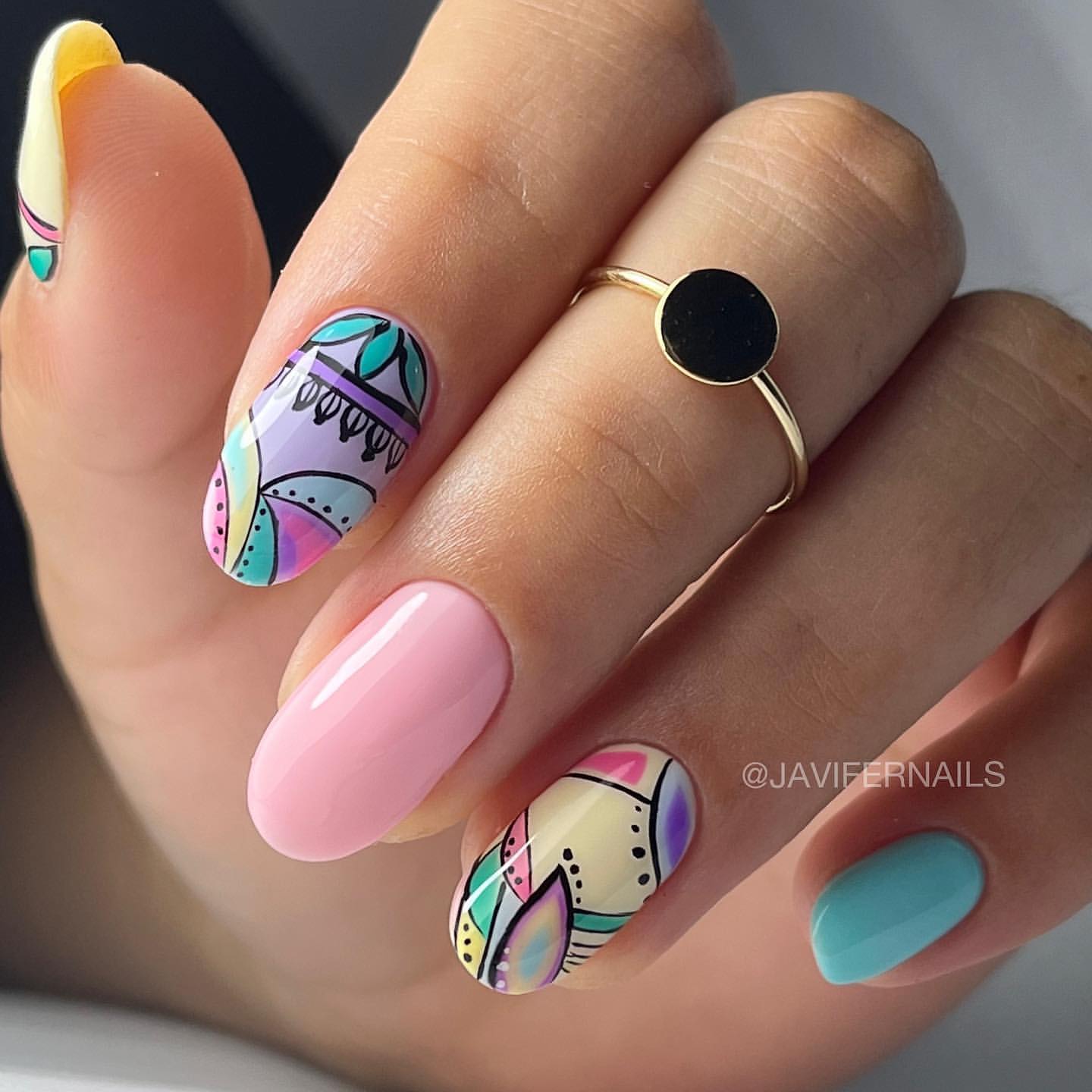 100+ Best 2023 Summer Nail Designs Trends To Inspire You images 74