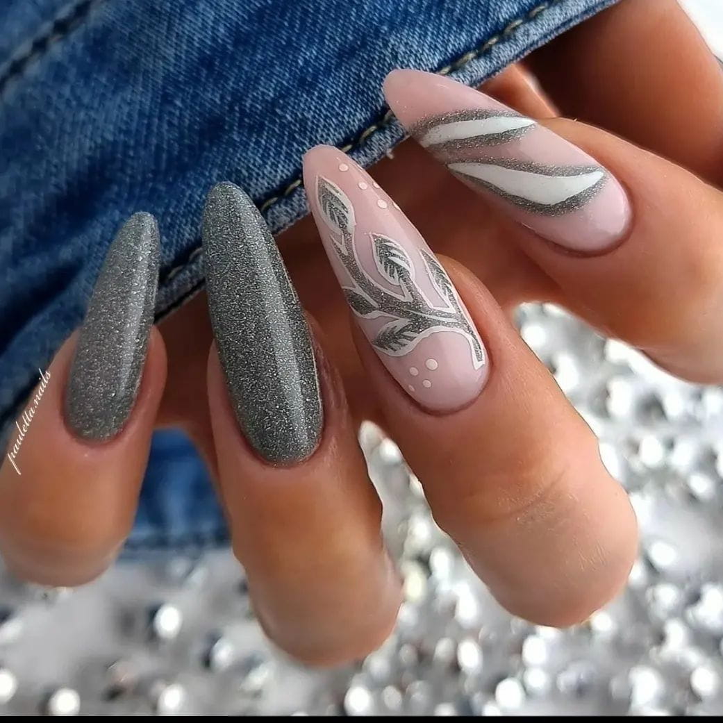 Best Winter Nail Designs And Art Ideas images 48