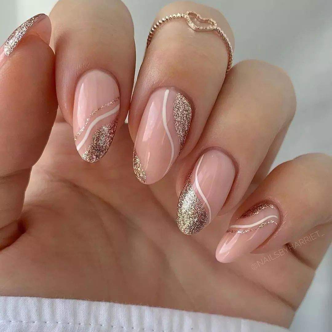 100+ Must Try Fall Nail Art Designs And Nail Ideas images 22