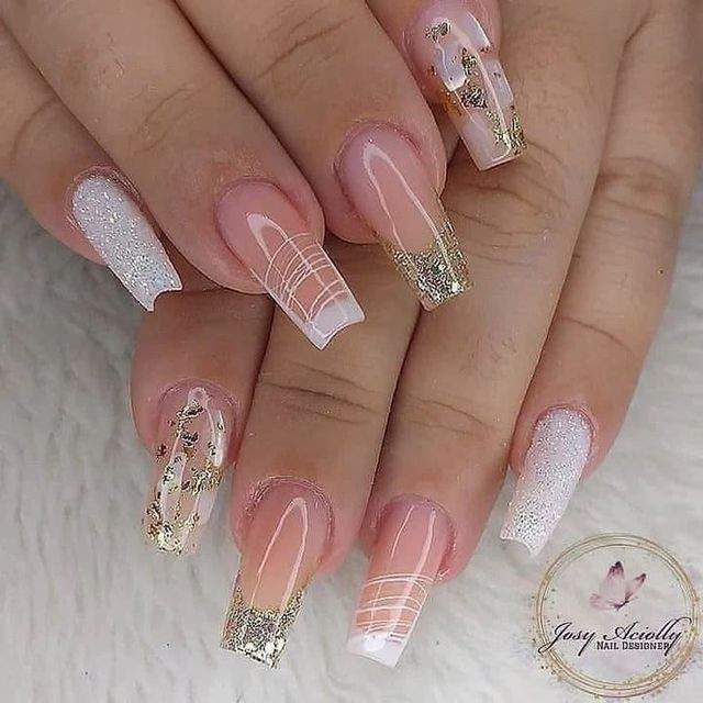 100+ Must Try Fall Nail Art Designs And Nail Ideas images 38