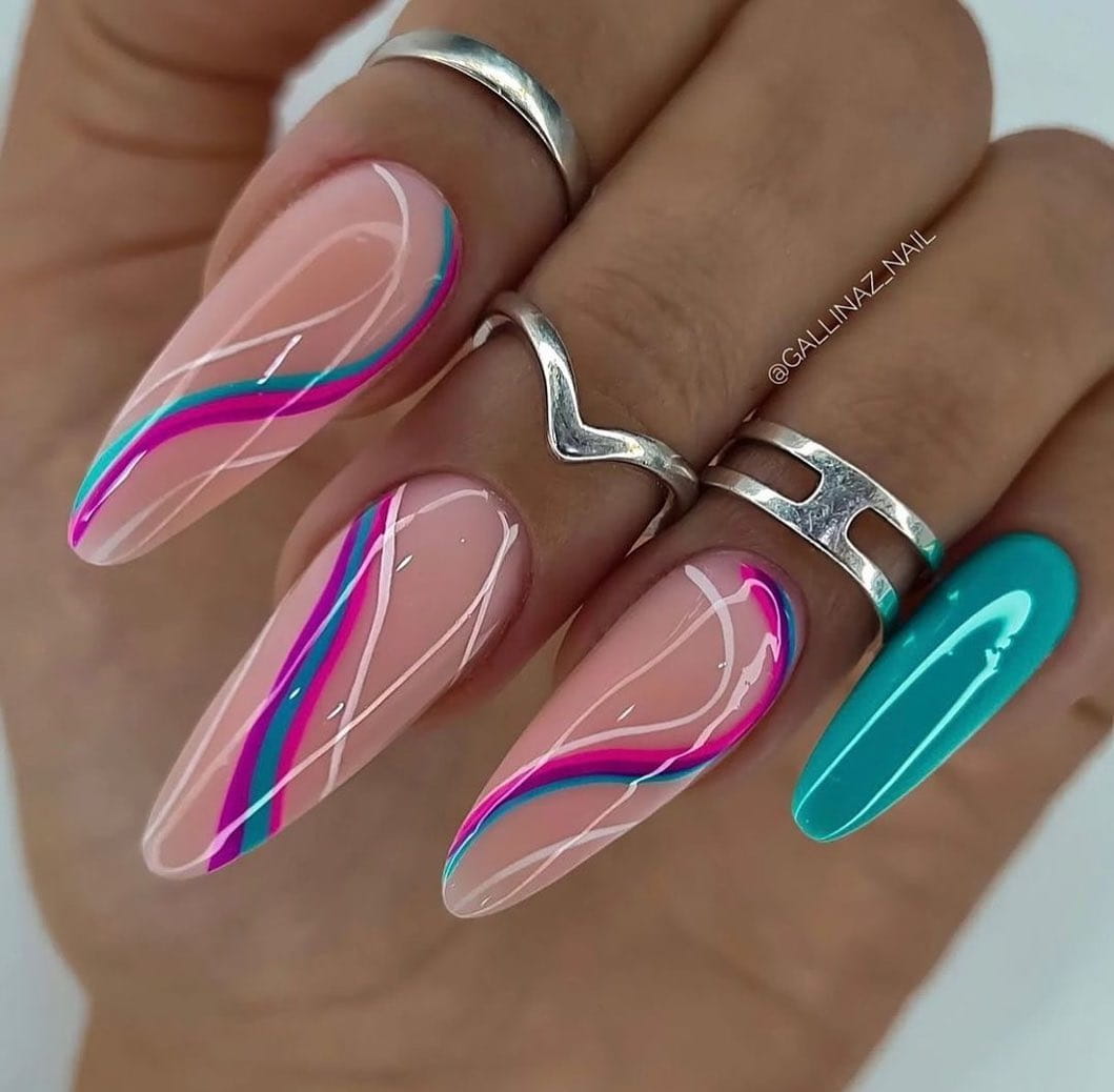 100+ Bright Summer Nails To Inspire You This 2023 images 115