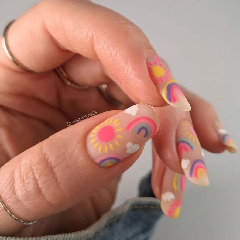 100+ Bright Summer Nails To Inspire You This 2023 images 62