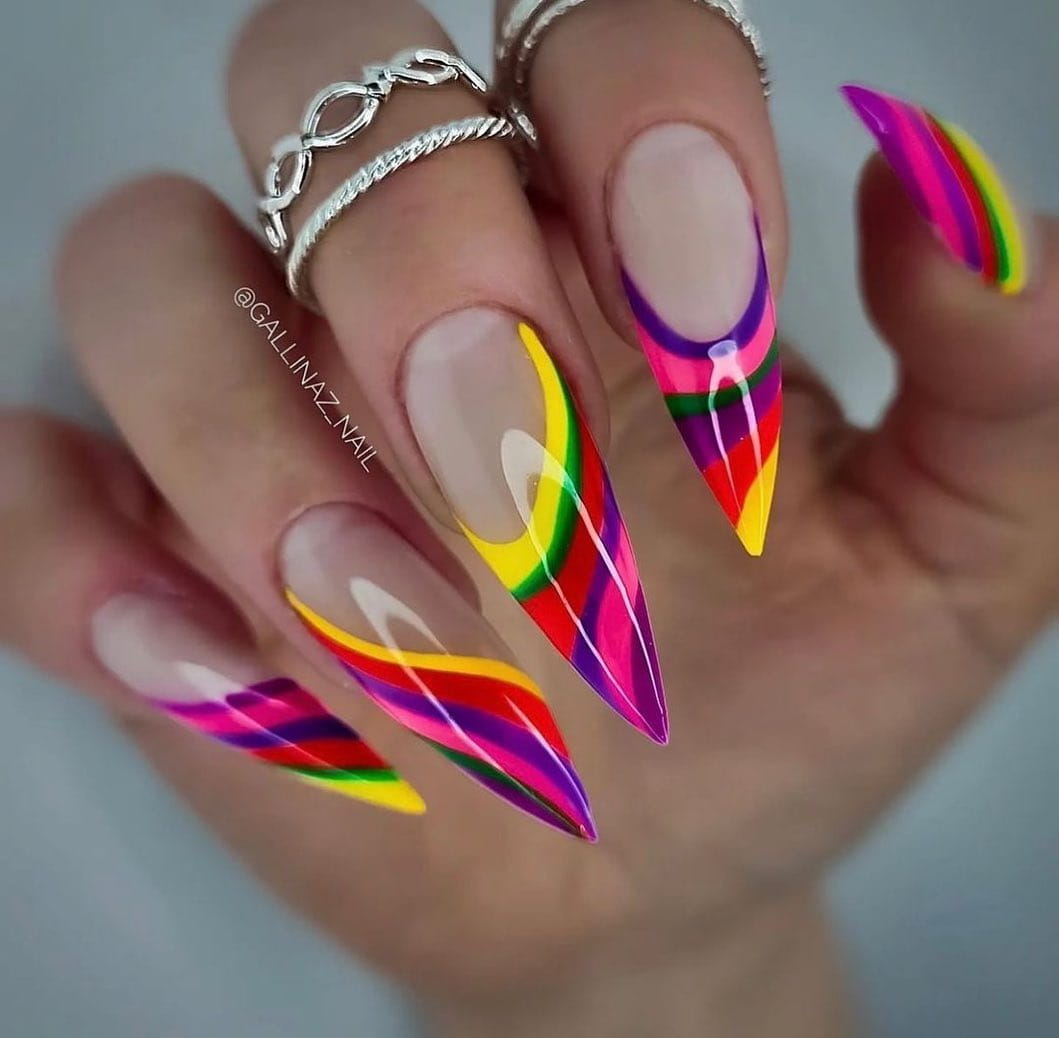 100+ Bright Summer Nails To Inspire You This 2023 images 80