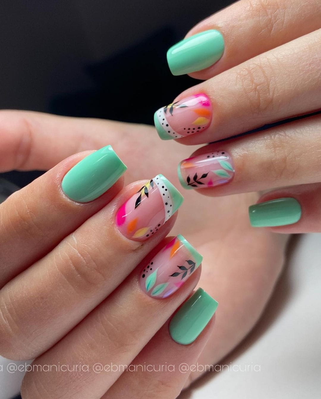 100+ Bright Summer Nails To Inspire You This 2023 images 82